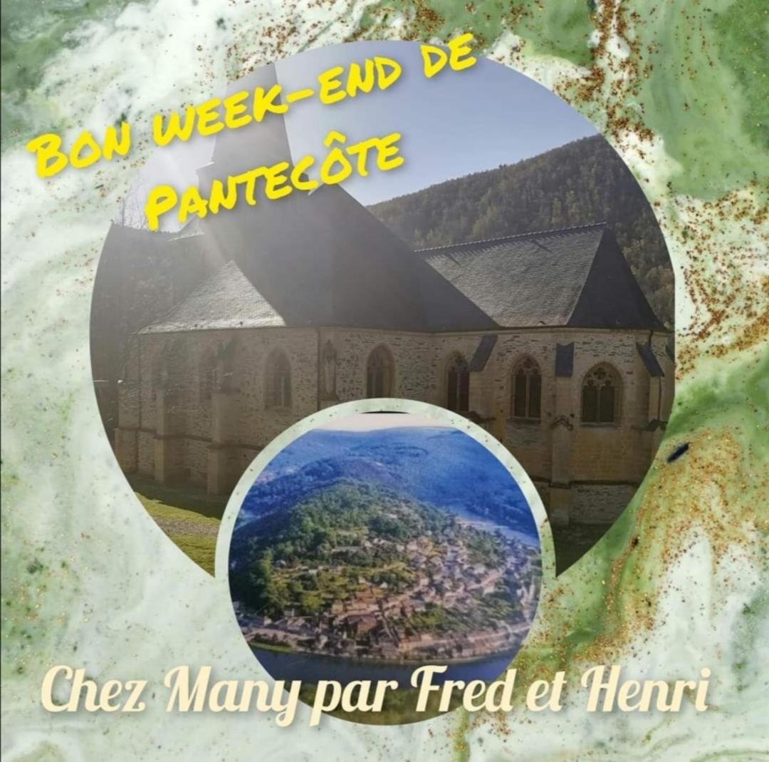 Chez Many, Par Fred Et Henri Bed and Breakfast Monthermé Exteriör bild